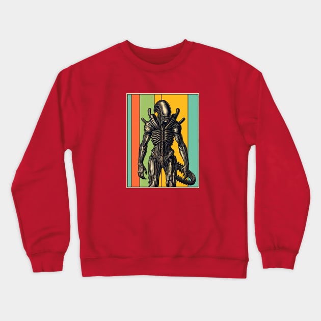 Xenomorph Modeling Crewneck Sweatshirt by nerd.collect